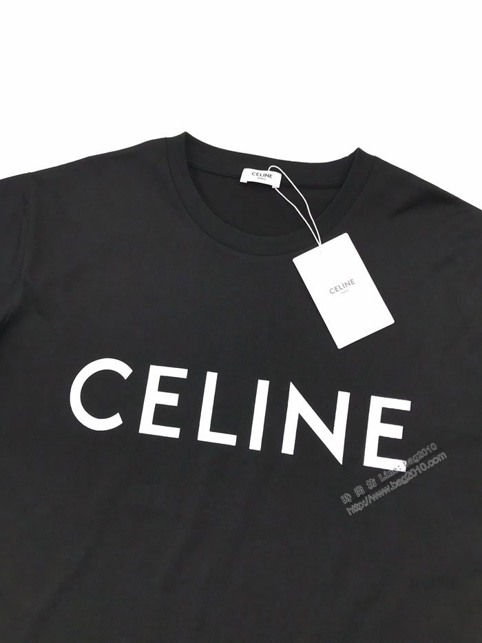 CELINE男裝 賽琳20SS經典印花短袖衣 寬鬆版型 男女同款  ydi3440